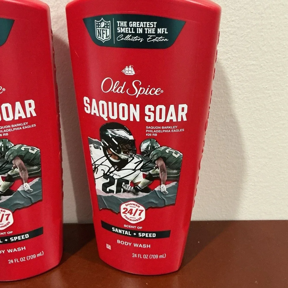 2 Pack Old Spice‎ Saquon Soar Body Wash Santal + Speed 24oz